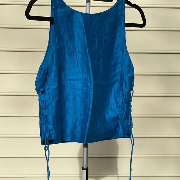 Anthropologie HD in Paris Linen Sleeveless Top - Picture 3 of 12